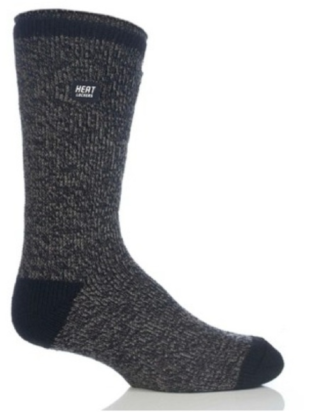 Heat Locker Men's Warmest Twist Crew
Sock Men's 7-12 - Black/grey